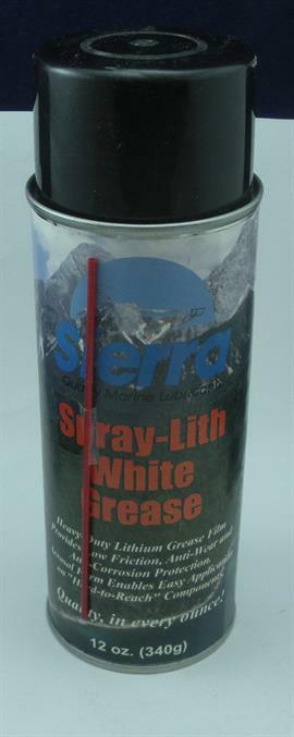Sierra 18-9730-1 White Lithium Spray Marine Grease 12 oz
