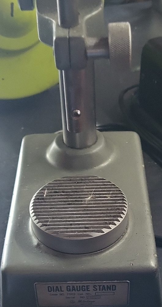 Mitutoyo Dial Gauge Stand 7003 Code No. 7003 Made in Japan Precision Tool