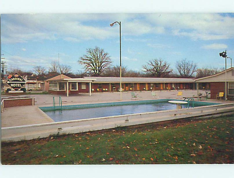 Unused Pre-1980 CARDINAL MOTEL Bowling Green Kentucky KY  s3853