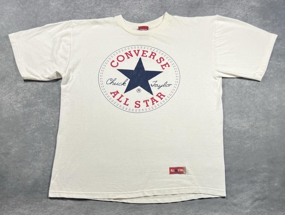 Vintage 90s Converse Chuck Taylor DENNIS RODMAN T Shirt Size XL Rare All Star