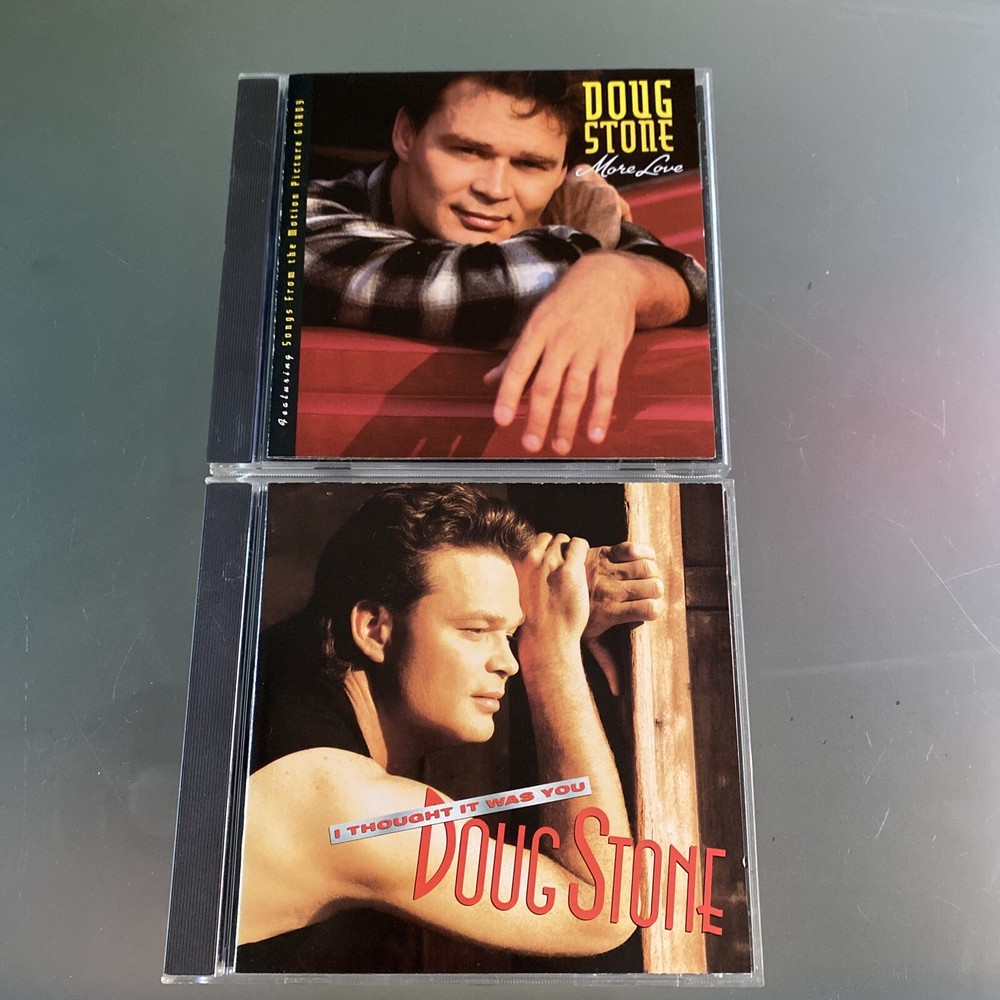 Doug Stone 2 💿 LOT: More Love & I Thought It Was You VG