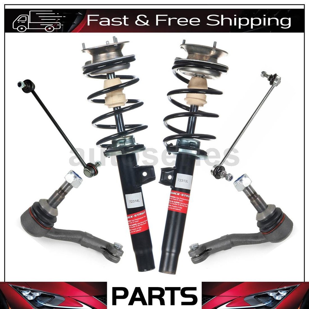 6pc Tie Rod Sway Bar Link Strut Assembly Kit for BMW 128i 3.0L 2008-2013