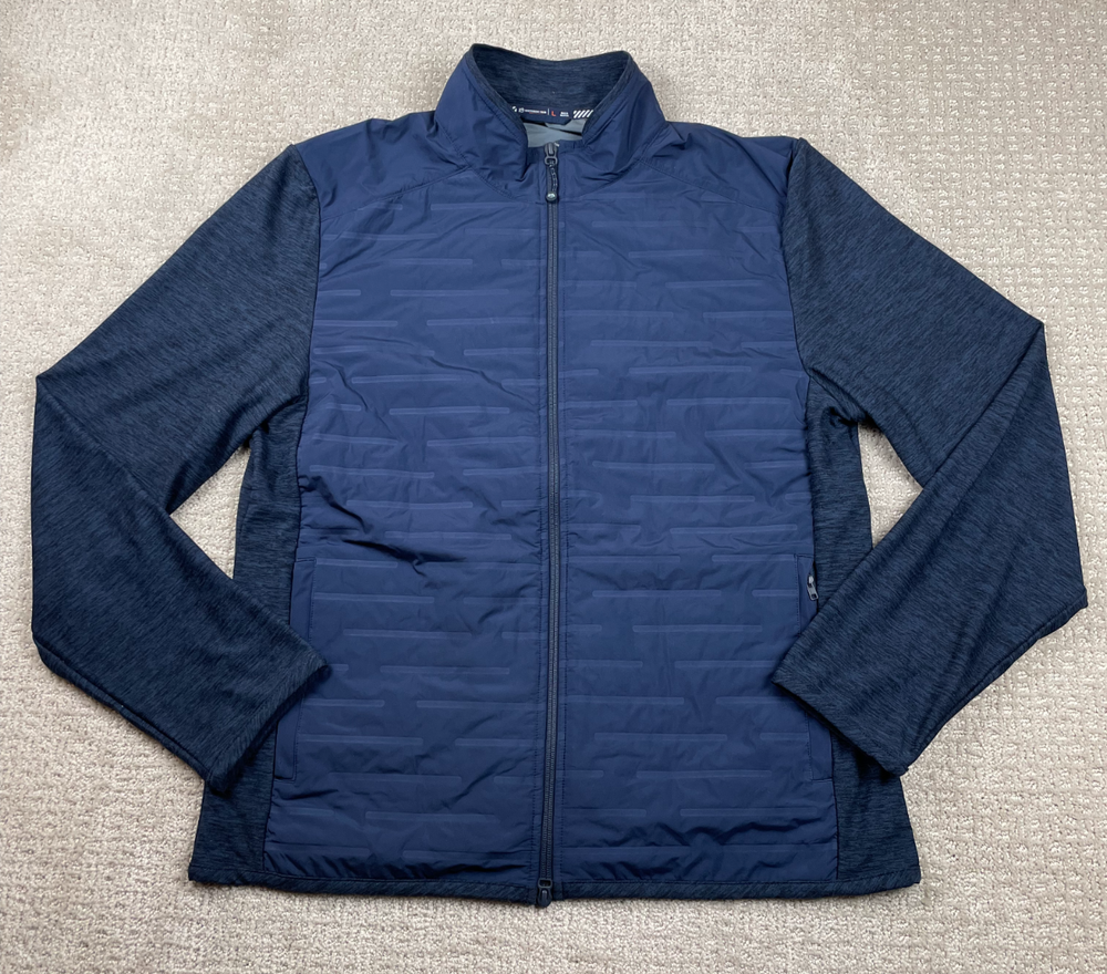 Southern Tide Jacket Mens L Blue Tide To Trail Full Zip Performance Stretch Hike