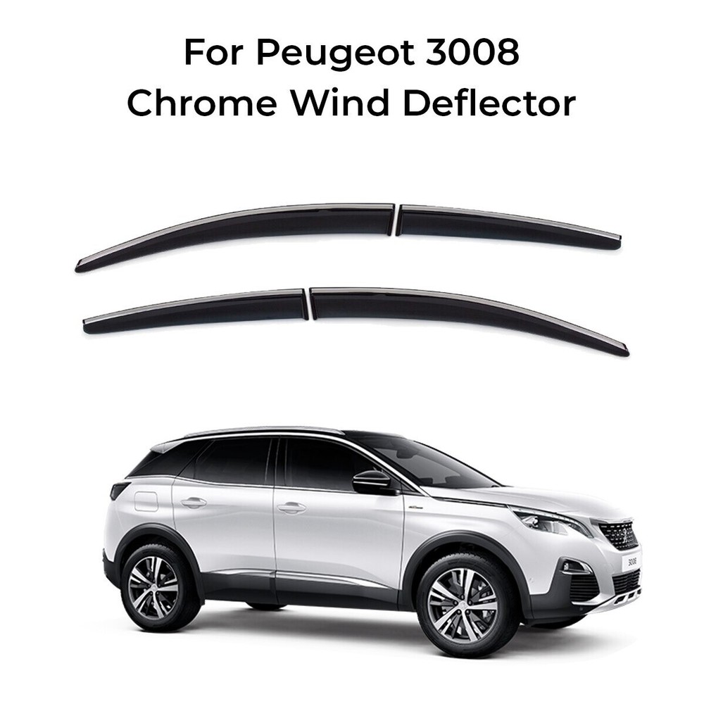 For Peugeot 3008 2017 To 2020 Wind Deflector Rain Guard Sunshade Car Windshield