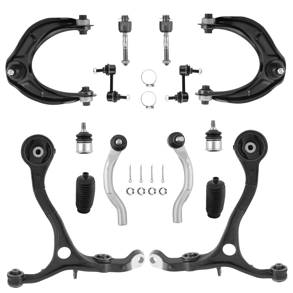 14x Front Upper Lower Control Arm Tierod Suspension Kit For Honda Accord 2008-12