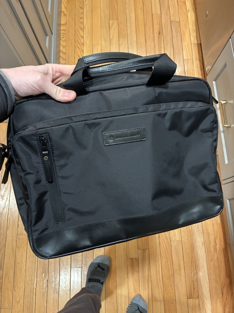 Johnston & Murphy Hudson Waterproof Briefcase - Black