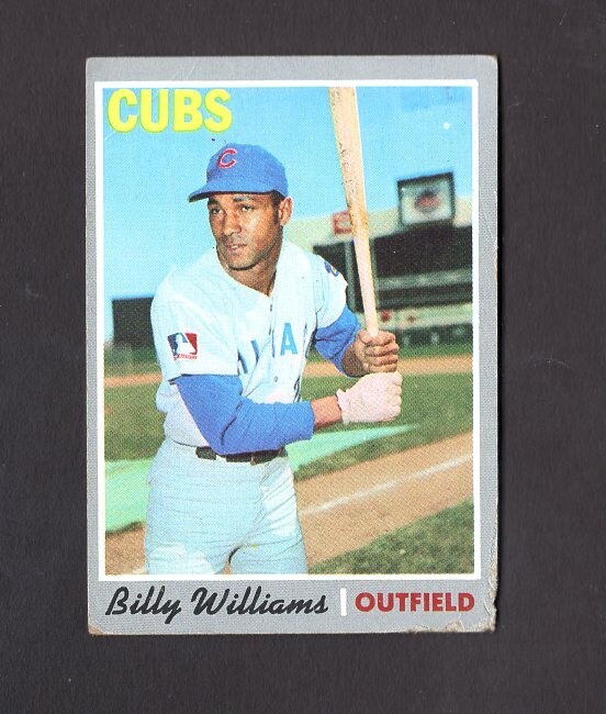 1970 Topps #170 Billy Williams Chicago Cubs Fair Condition Free Shipping