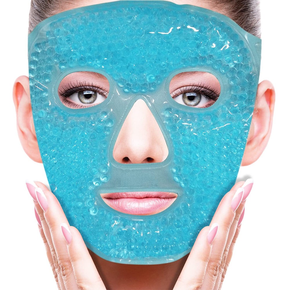 ZNÖCUETÖD Cooling Gel Eye Mask for Puffiness Dark Circles & Facial Refreshment