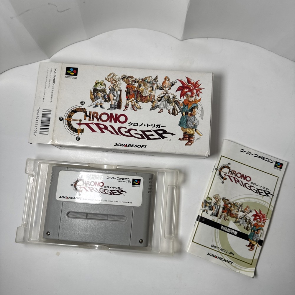 Chrono Trigger Nintendo Super Famicom SFC SNES CIB Authentic Tested Working