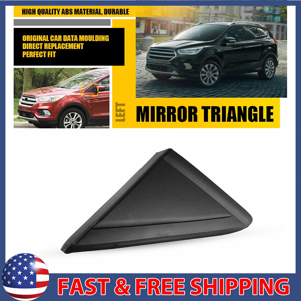 Front Left Driver Mirror Triangle Corner Fender Cover for Ford Escape 2013-2019