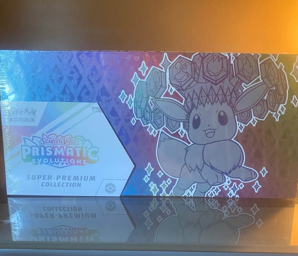 Pokemon Prismatic Evolutions Super Premium Collection Box SEALED SPC