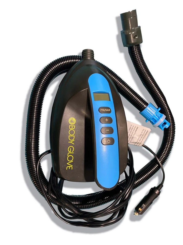 BODY GLOVE Pump For Inflatables SUP Standup Paddle Board, Kayak, 12V w/ Auto Off