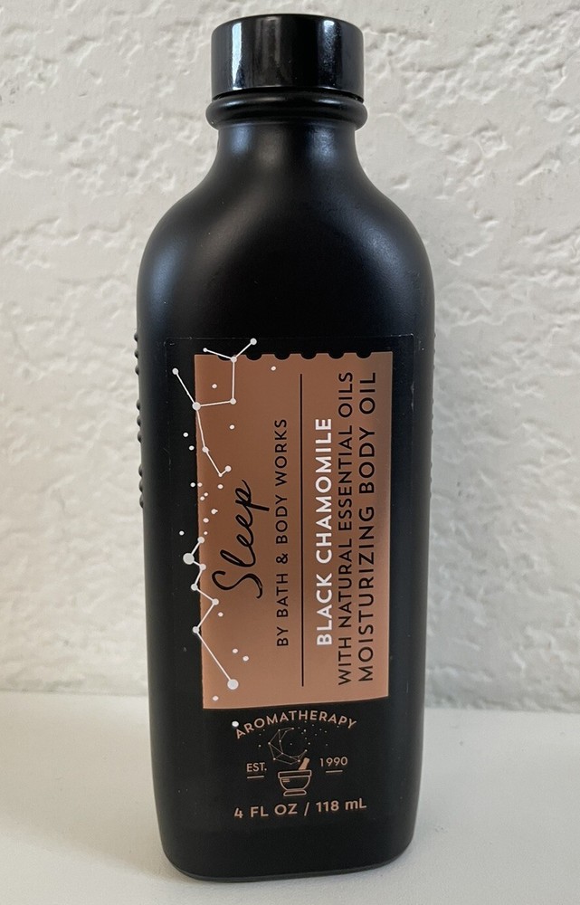 Bath and Body Works Aromatherapy Sleep Black Chamomile Nourishing Body Oil - NEW