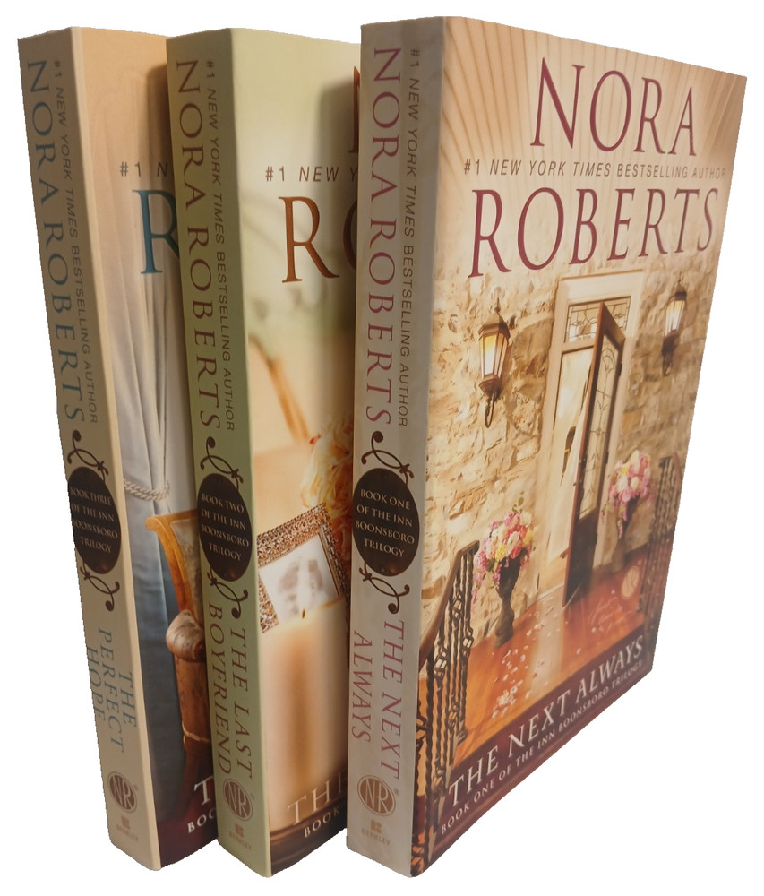 Nora Roberts - Lot of 3 - The Inn Boonsboro Trilogy- Trade Paperback