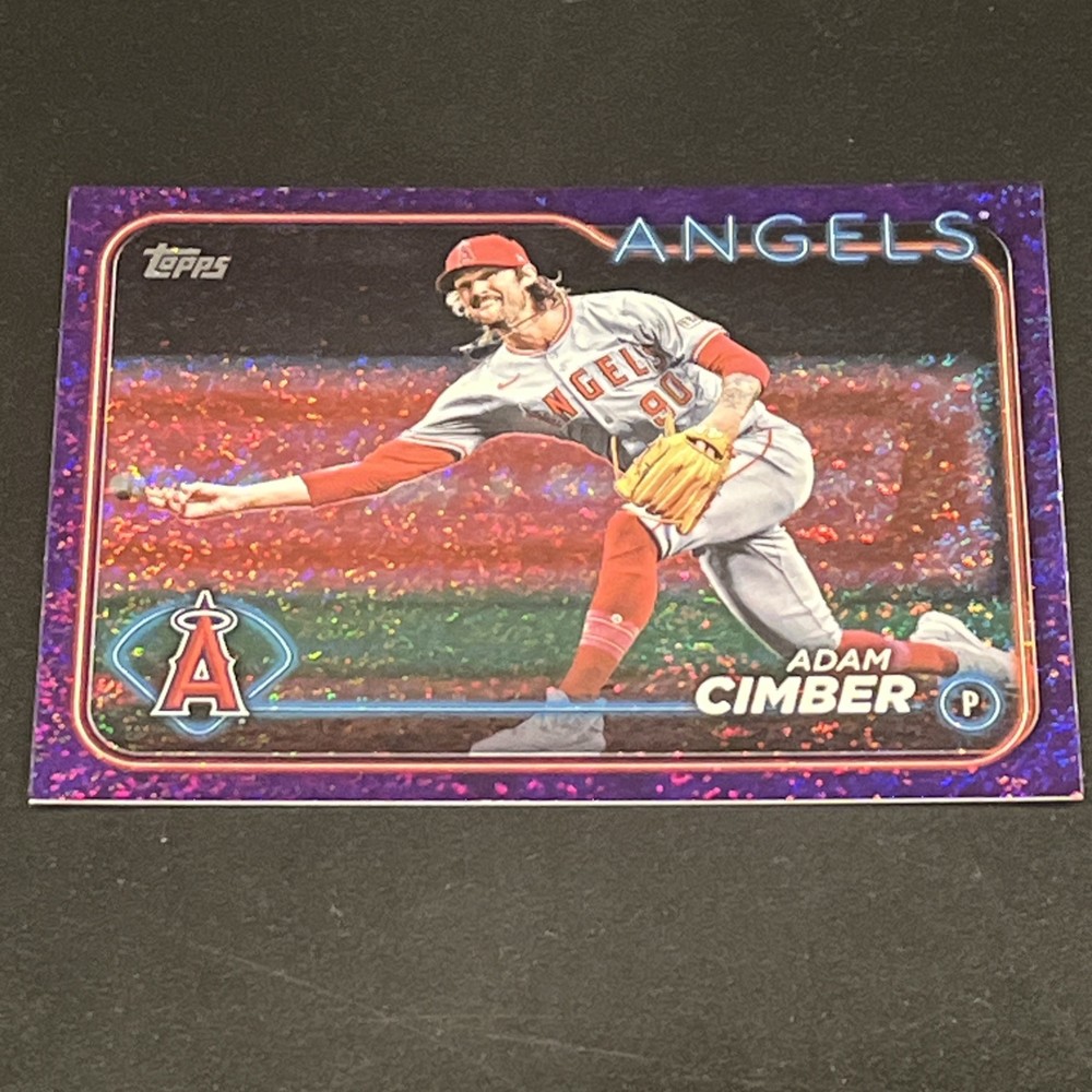 2024 Topps Update Series Adam Cimber Purple Holo Foilboard #US282 /799