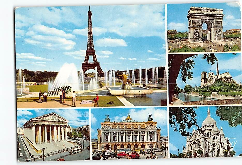 Postcard Scenes & Views Paris France
