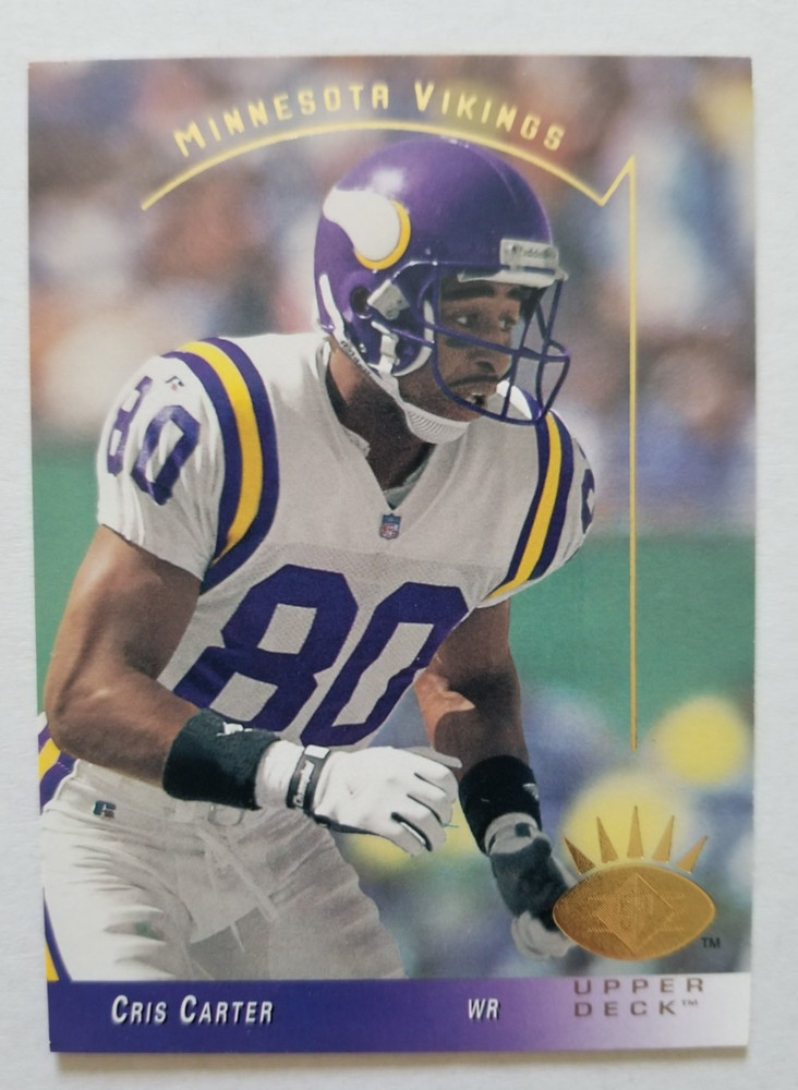 1993 Upper Deck SP #155 Cris Carter Minnesota Vikings