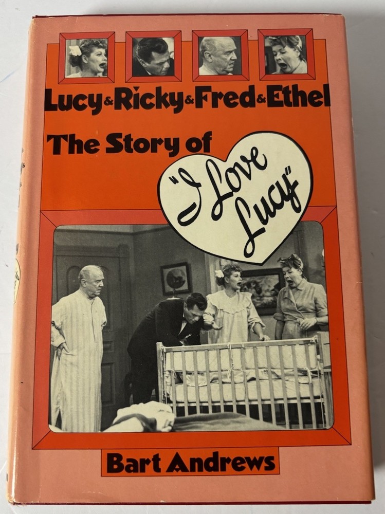 Story of I Love Lucy Lucille Ball Desi Arnaz Cast Ethel Fred Scenes Photos HC/DJ