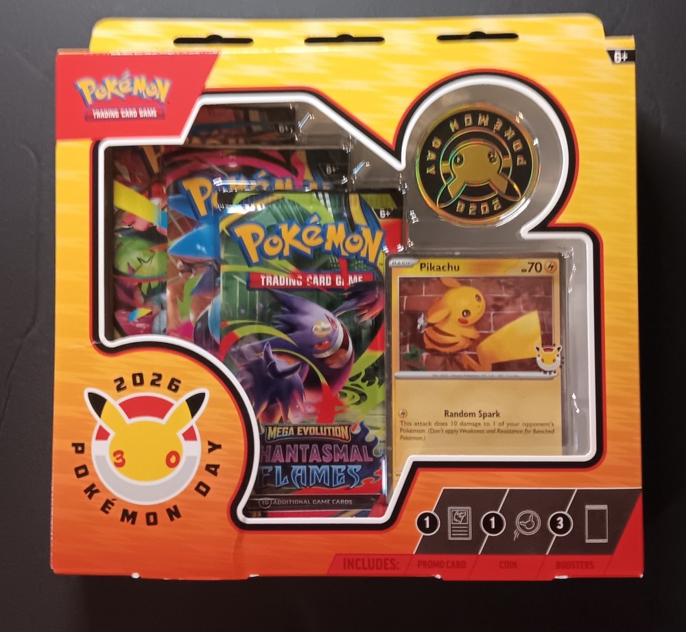 pokémon day 2026 special edition sealed box pikachu promo & booster packs