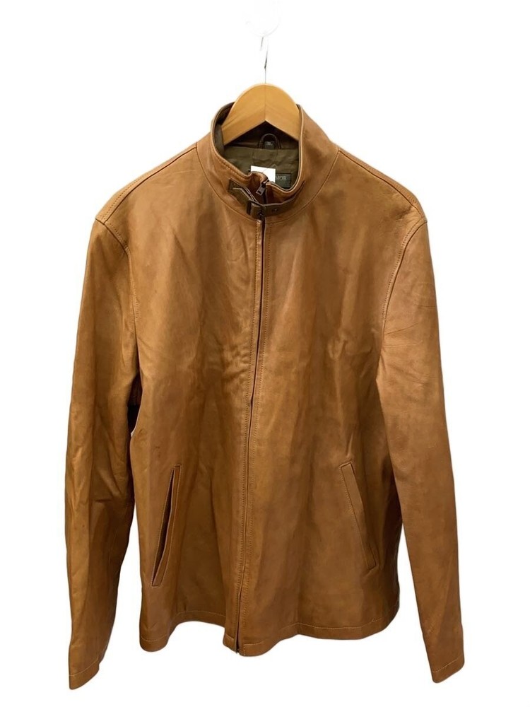 Wind  Leather Jacket Blouson/-/Leather/Cml/Plain 10801