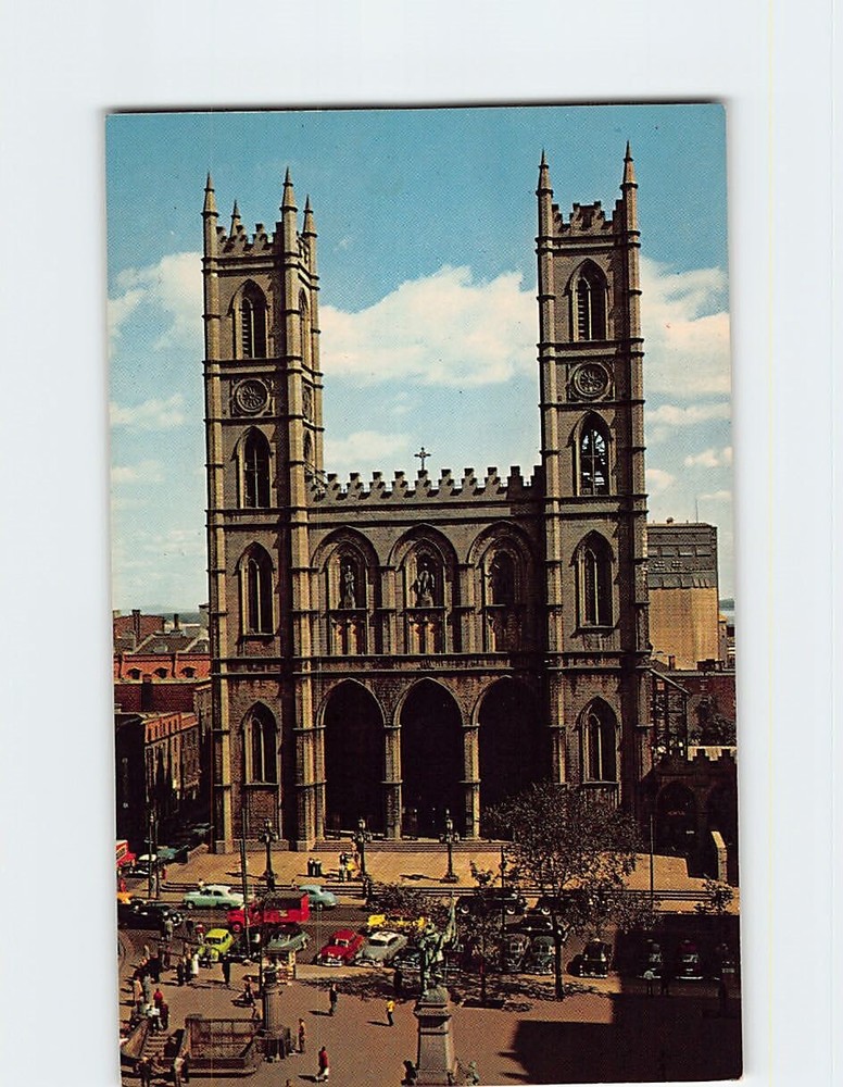 Postcard Notre Dame Church Montreal Canada