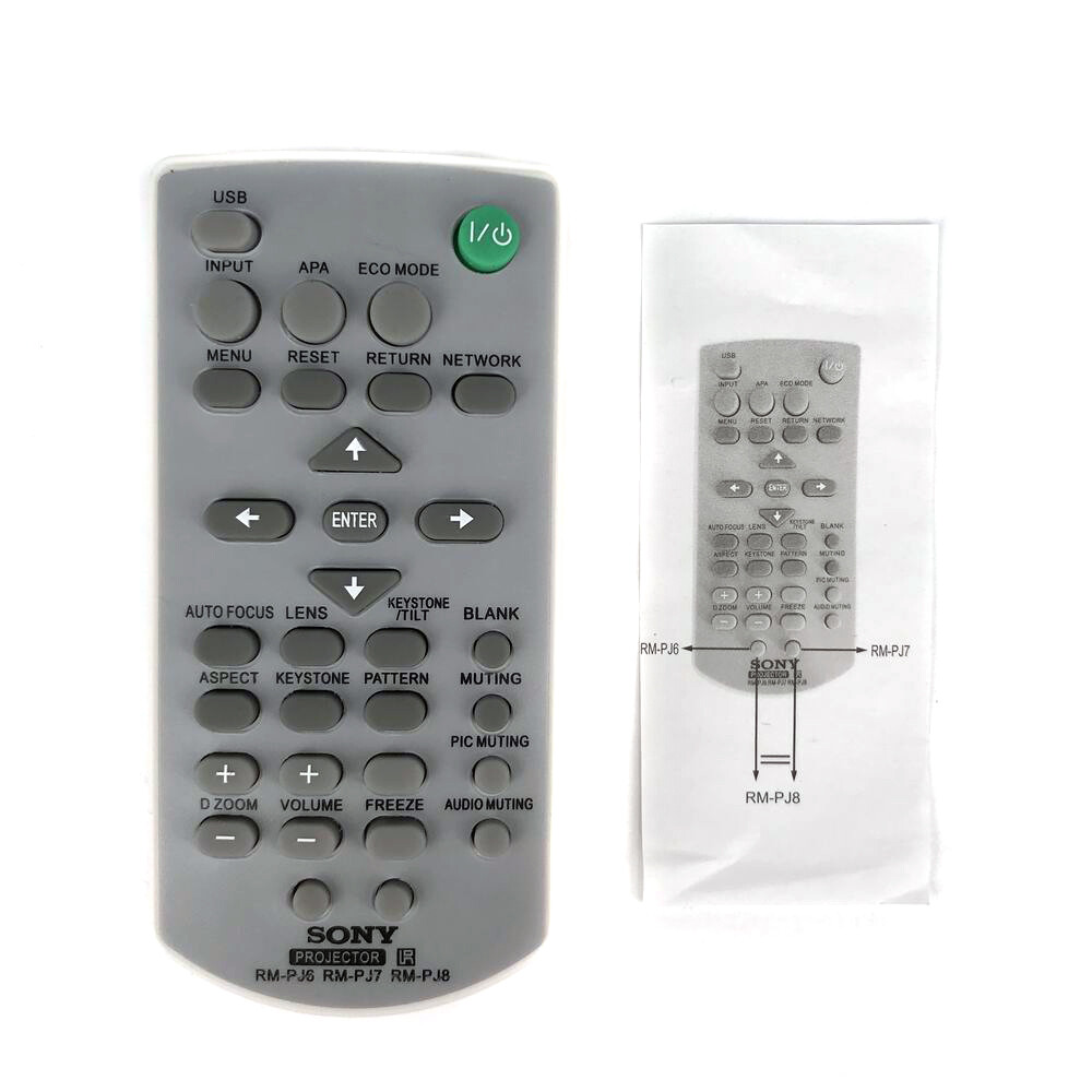New Replacement RM-PJ6 RM-PJ7 RM-PJ8 For Sony Projector Remote Control VPL-FX40