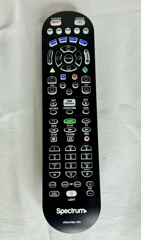 Spectrum UR5U-8780L-TWM CLIKR-5 Remote Control Replacement