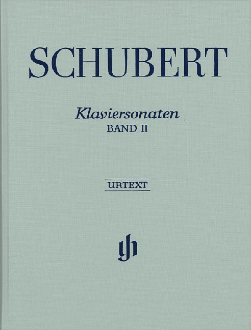 Schubert for Piano Sonatas Vol II Solo Sheet Music Henle Urtext Hardcover Book