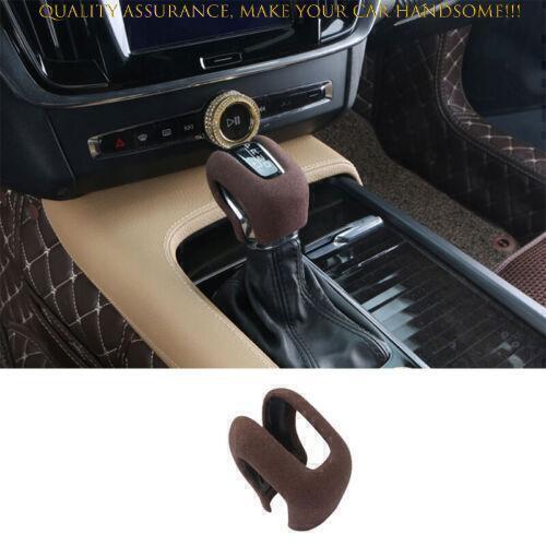 2019-2021 Volvo S60 Brown Alcantara Gear Shift Knob & Console Trim Cover