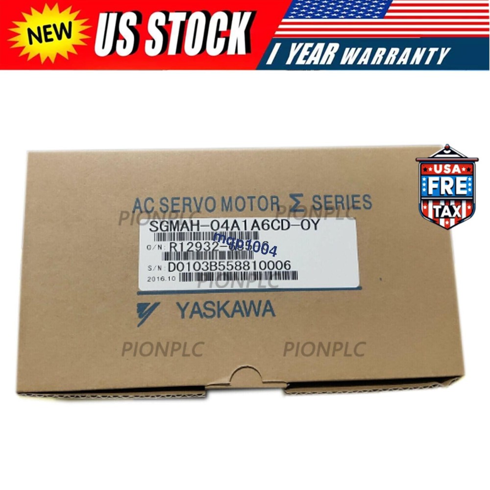 1PC New YASKAWA servo motor SGMAH-04A1A6CD-OY