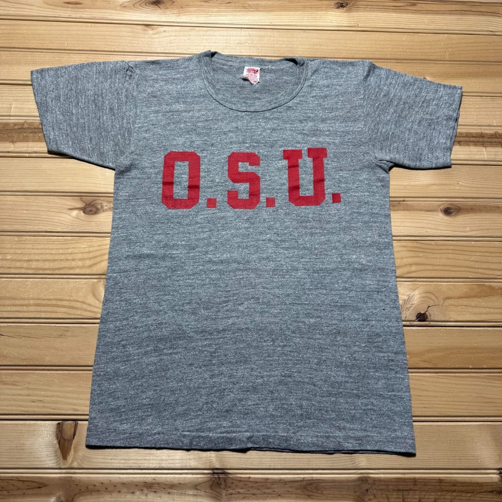 Vintage 70s 80s Ohio State University Buckeyes Single Stitch T-Shirt Medium