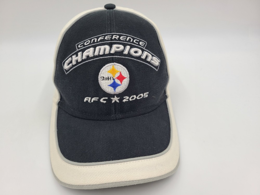 Pittsburgh Steelers 2005 AFC Champions Reebok Adjustable NFL Cap