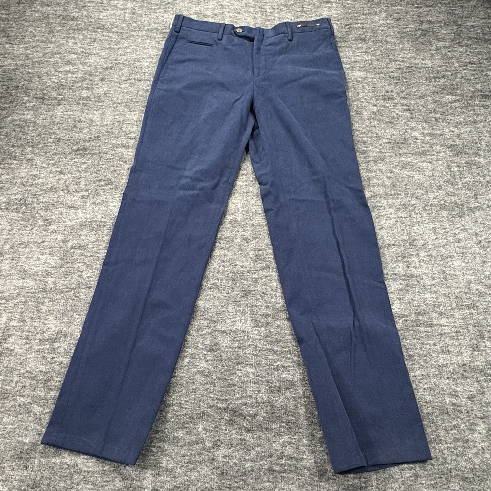 PT01 Brighton Pants Mens 50 Slim Fit Stretch Navy Italy Designer Dress