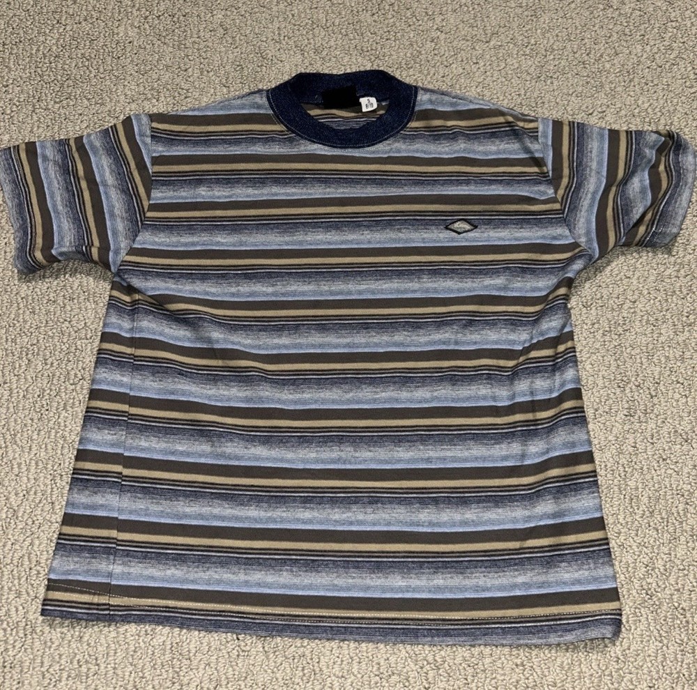 Vintage 90s Quicksilver Silver Edition  Multicolored T-Shirt Small Made In USA