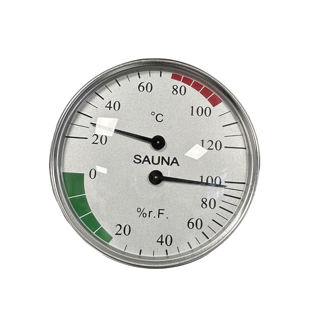 Accurate Wall Mounted Sauna Thermometer and Hygrometer for Indoor Comfort-image