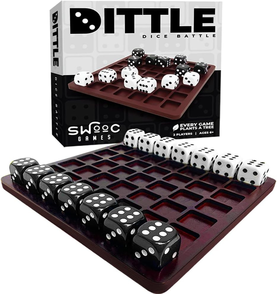 Dittle™- Dice Battle | 2 Player Dice Games for Adults | Adult Board Games for 2