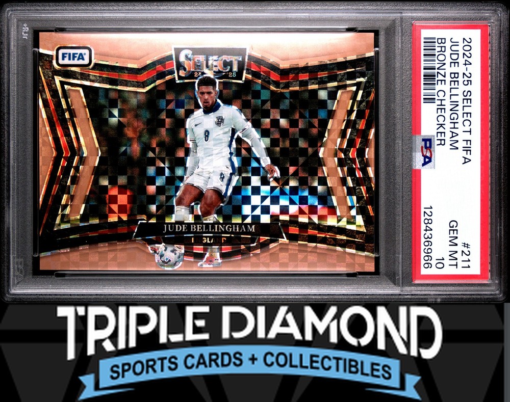 2024-25 Select FIFA Jude Bellingham Field Level Bronze #22/75 PSA 10 LS548