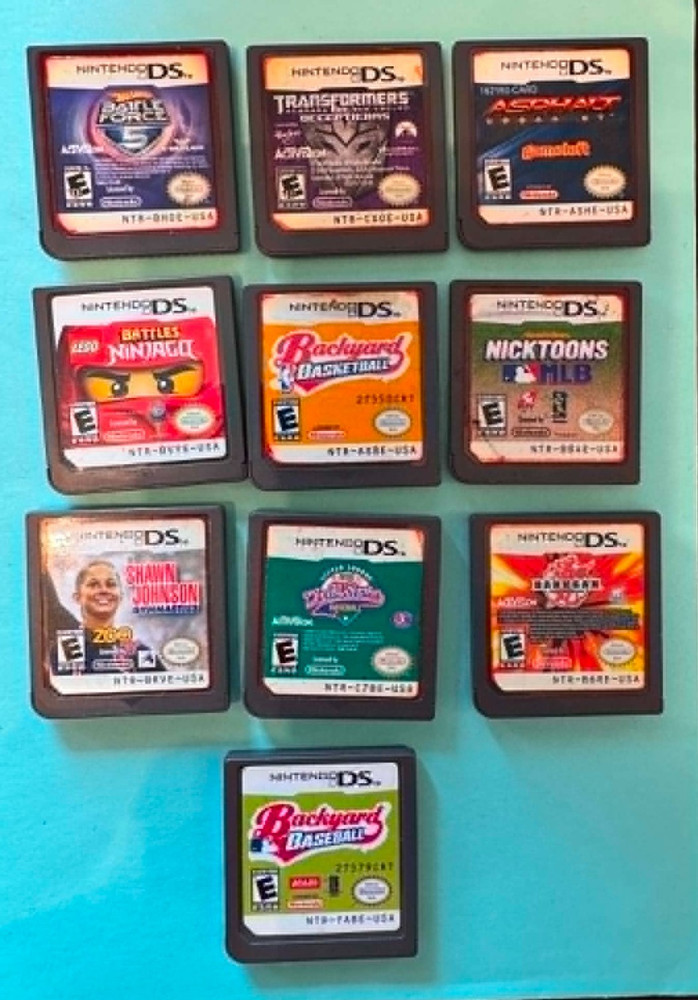 Nintendo DS Game Lot of 10 Cartridges