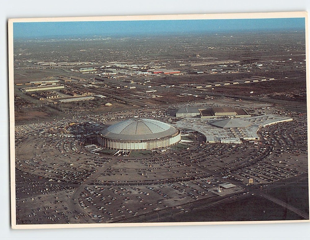 Postcard Astrodome Houston Texas USA
