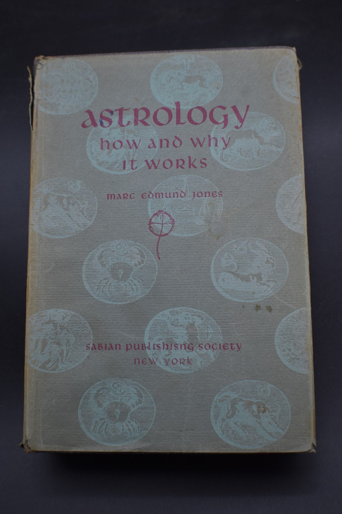 1955 ASTROLOGY How and why it Works by Marc Edmund Jones HCDJ