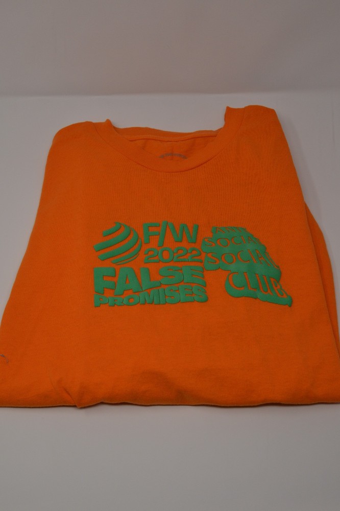 Anti Social Social Club False Promises Tee - Orange - Size XL - ASSC22