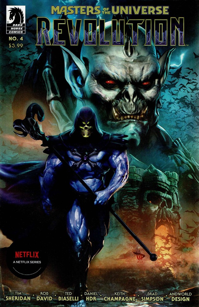 Masters of the Universe Revolution #4A VF/NM Dark Horse Dave Wilkins Cover