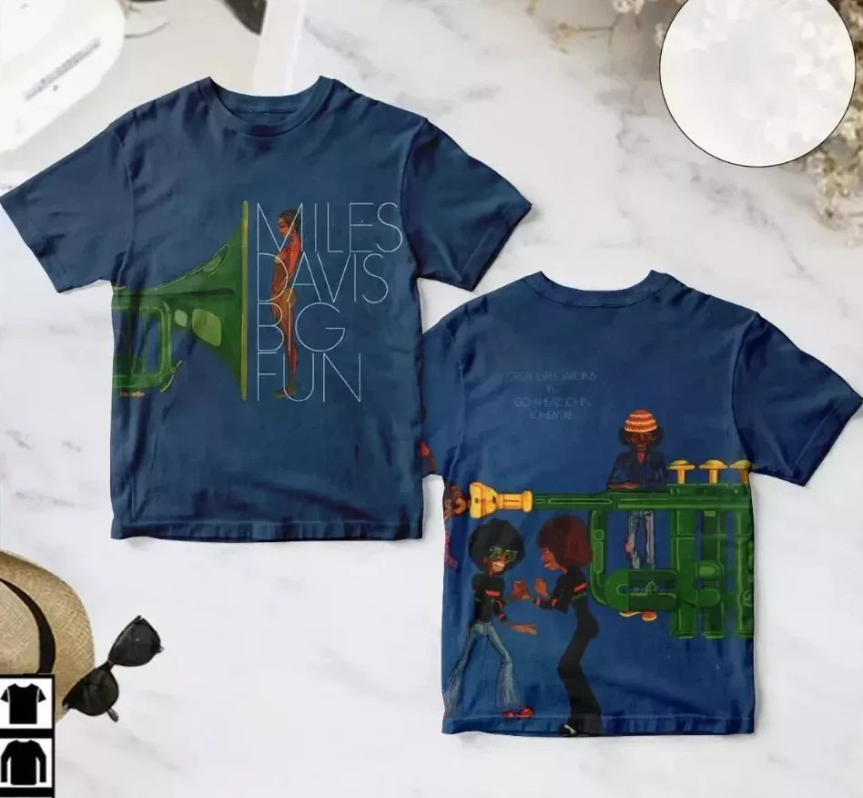 New Miles Davis Big Fun Compilation Album Cover AOP 3D T-shirt PH503
