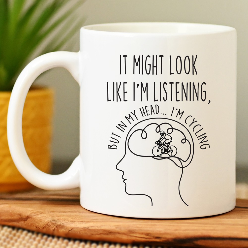 Cycling Mug Cup - Perfect Gift for Cyclists Men and Women