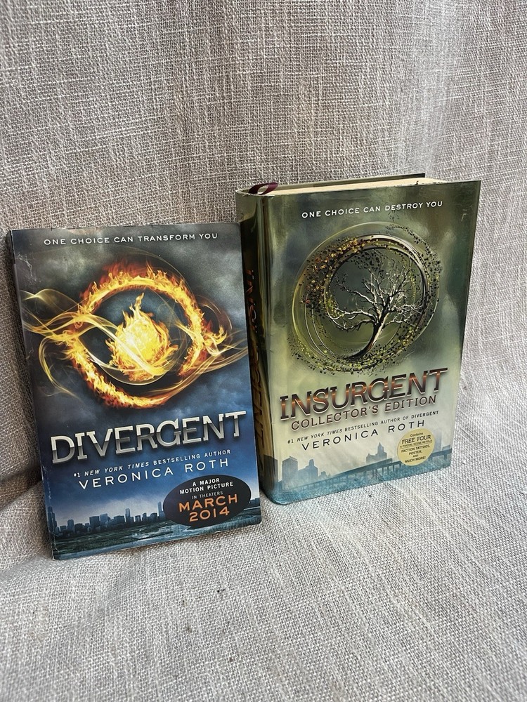 Insurgent collectors edition hardcover Divergent paperback Veronica Roth