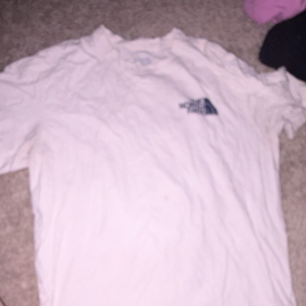 The North Face Men's Medium White Graphic Logo Outdoor Cotton Jersey T-Shirt