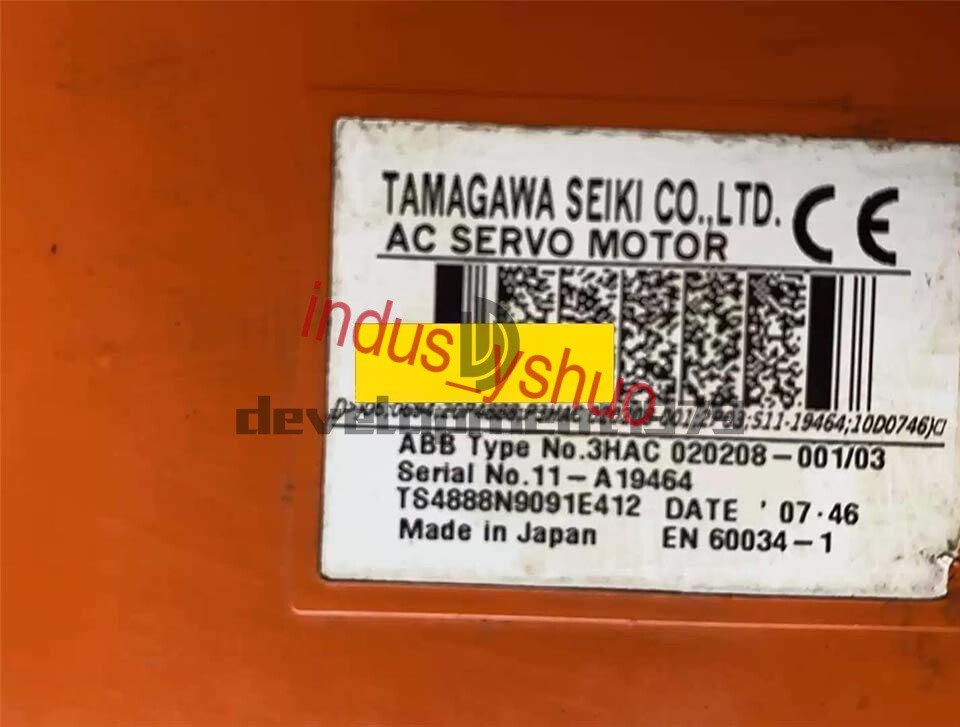 1Pc Used Abb Ac Servo Motor 3Hac020208-001