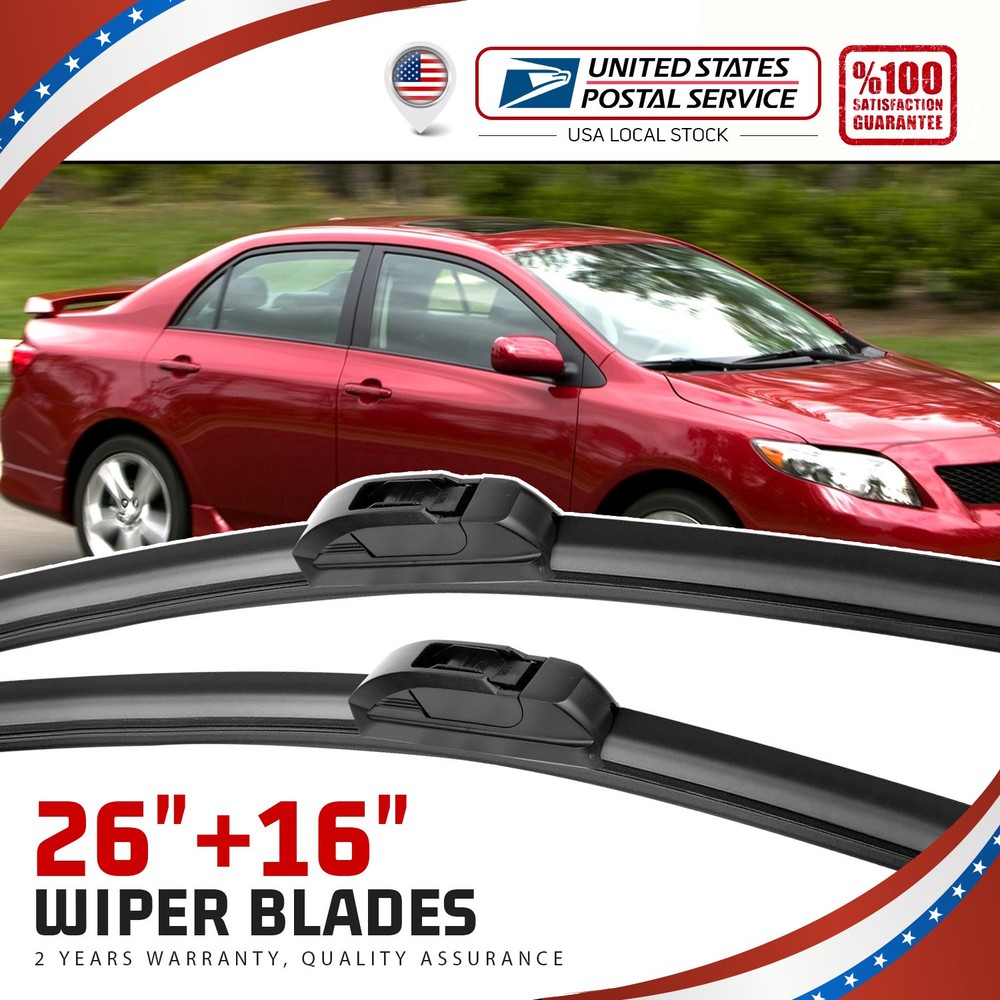 Front Windshield Wiper Blades For KIA Sorento 16-18 Sportage 17-18 Pair 26