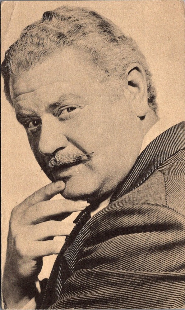 Alan Hale Sr. Autograph Postcard 1943 Warner Bros Actor Signed WWII