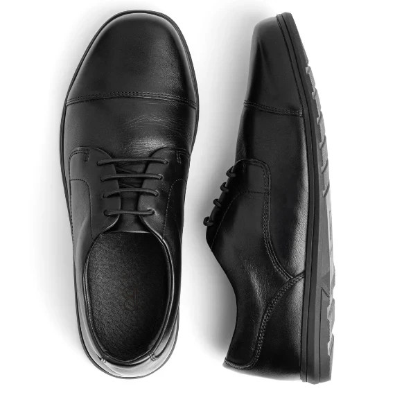 Brenston: Barefoot Dress Shoe Black - Non-Slip Excellent Conditions